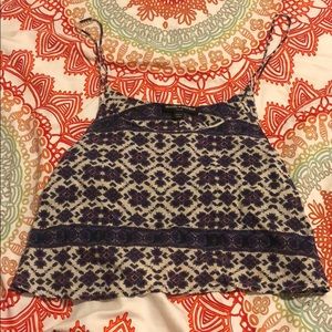 Brandy Melville floral crop top